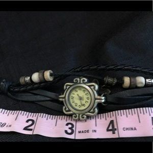 Multiple bracelet with design and clip one lock